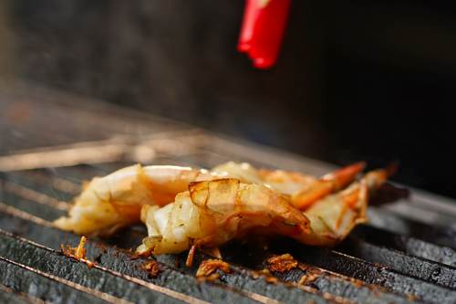 Shrimp on bbq