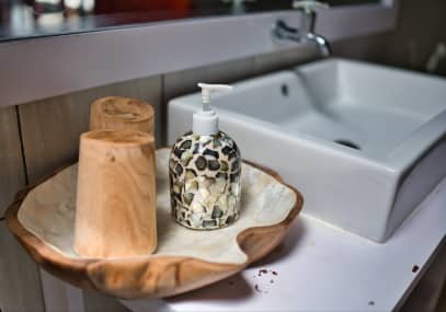 Ocean View Villa Luxury interior of Cove Eco Resort, Raja Ampat