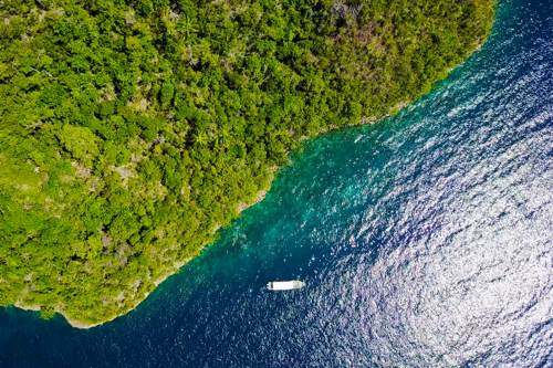 Above Yeben Island, Raja Ampat