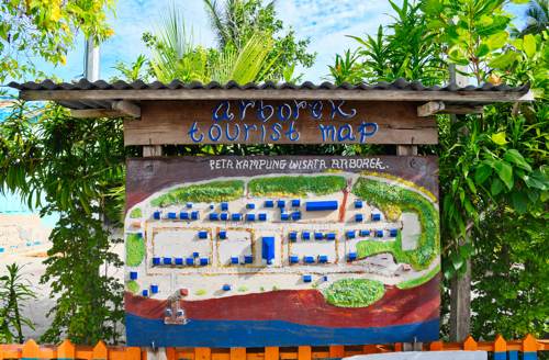 Excursion no. 2: Arborek village map