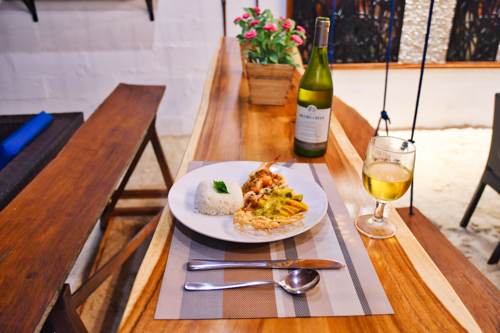 Main Course, seafood served at Cove Eco Resort restaurant, Yeben Island, Raja Ampat