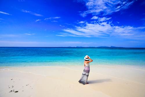 on the beach of Yeben, Raja Ampat